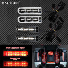 Motorcycle Accent Saddlebag Filler Inserts Support LED Lights Turn Signal Brake Lamp Light For Harley Touring Road King 2014-20 2024 - buy cheap