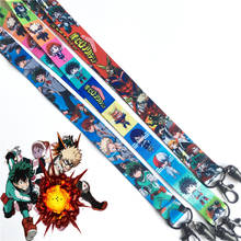 Japan Anime My Hero Academia Key Chains Neck Strap Lanyards for keys Mobile Phone Straps Rope ID Card Pass Gym Hang Rope Lariat 2024 - buy cheap