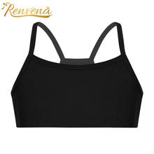 Kids Girls Stretchy Solid Color Tanks Bra Tops Crop Top Teenager Underwear Workout Ballet Dance Camis Tops Summer Girls Cami 2024 - buy cheap