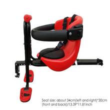 Detachable PU Bicycle Child Seat Baby Front Mount Safety Seat Carrier With Handrail And Back Rest Bike Accessories 2024 - buy cheap
