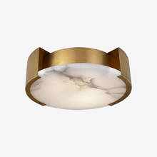 Lámpara de techo de diseño de mármol para sala de estar, luz de lujo postmoderna, creativa, dormitorio, estudio 2024 - compra barato