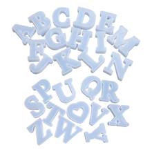 26 Pcs/Set Letter Decorations Silicone Mould DIY Crafts Jewelry Making Tool English Alphabet Crystal Epoxy Resin Mold Drop Ship 2024 - buy cheap