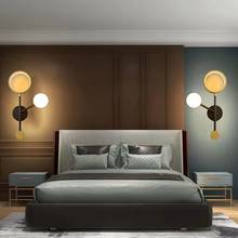 Современный светодиодный потолочный светильник в скандинавском стиле для гостиной и спальни, прикроватная настенная лампа, потолочные осветительные приборы для коридора, коридора 2024 - купить недорого