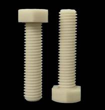 5pcs M12 M14 M16 M20 hex screws external hexagon bolts nylon with glass fiber male screw plastic material 30mm-150mm length 2024 - buy cheap