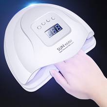Sun x5plus-secador de esmalte para unhas, secador de esmalte gel com lâmpada de led, máquina de fototerapia e fonte de luz dupla 2024 - compre barato