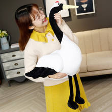 50/80cm Plush Bird Toysfor Girl Photo Props Stuffed Dolls Animal Bird Plush Toy Lifelike Crane Doll for Kids Birthday Gift 2024 - buy cheap