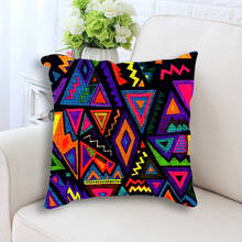 18" Bohemian Geometric Pillow Case Cover Sofa Bedroom Office Linen Blend Decorative Cushion Cover Home Decoration Gifts 2024 - buy cheap