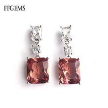 FFGems New Zultanite Earrings Real 925 Silver Sterling Diaspore Stone Color Change Gold Plated Fine Jewelry For Women Party Gift 2024 - buy cheap