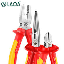 LAOA 1000V Insulating Pliers VDE Diagonal Pliers Cr-Mo Steel Wire Cutters Long Nose Pliers 2024 - buy cheap