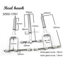 1 Set Aluminium Alloy Anti-Vibration Landing Gear For Scale RC Airplane 4-6Kg Shock Absorbing aircraft model parts 2024 - buy cheap