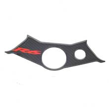 Modelo de fibra de carbono 3D para motocicleta, caja de yugo de Tres abrazaderas, carcasa autoadhesiva para YAMAHA YZF600 R6 2003 2004 2005 2024 - compra barato