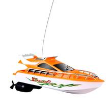 Quality Mini RC Boats 5KM/H ABS Outdoor Electric Remote Control Speedboat Racing Toy Model for Kids Children Birthday Gift 2.4G 2024 - купить недорого