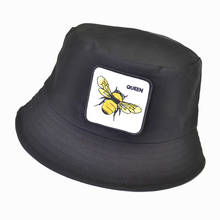 Sombrero de pescador de Panamá para hombre y mujer, gorro de pescador con bordado de abeja, estilo Hip Hop, unisex 2024 - compra barato