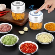 100/250ml Mini USB Wireless Electric Garlic Masher Press Mincer Vegetable Chili Meat Grinder Food Ginger Chopper Kitchen Tools 2024 - buy cheap