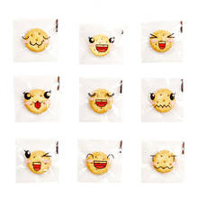 Emoticons diferentes de desenhos animados 50 em1., sacola auto-adesiva transparente 9 em 1. embalagem autoadesiva para cookies artesanais. 2024 - compre barato