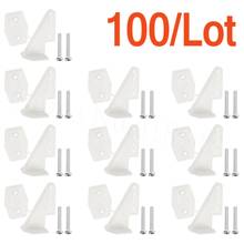 100Sets /Lot Nylon Plastic Standard Control Horns W13xL18xH25mm 4 holes With Screws For RC Airplane Parts KT Model Replacement 2024 - buy cheap