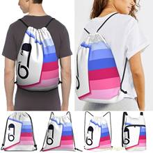 Men Sackpack Strap Bags Abdl Pride Flag Women Purpose Drawstring Backpacks Outdoor Travel Backpacks For Gym Training Fitness Bag 2024 - buy cheap