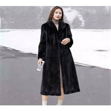 Winter New Mink Fur Jacket Women Winter Luxury Coat Fashion Fur Coats Plus Size Loose Female Thicken Warm Fur Jacket Parka 175 2024 - buy cheap