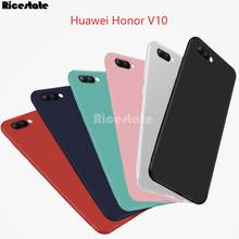 Роскошный Новый чехол для Huawei Honor V10, ударопрочный матовый Силиконовый чехол из ТПУ и силикона для Honor V 10, чехлы для Huawei Honor V10, чехол 2024 - купить недорого