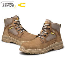 Camel Active-zapatos de senderismo para hombre, calzado resistente al agua, antideslizante, transpirable, para exteriores, bota táctica militar 2024 - compra barato