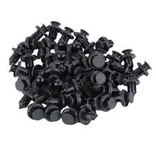 50pcs 10mm Universal Plastic Car Rivet Fastener Car-Styling Car Door Bumper Cover Fender Bumper Fixed Clip 2024 - buy cheap