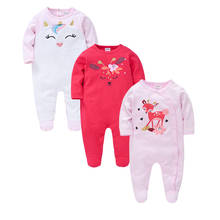 2021 Christmas Winter New Born Baby Clothes Set Ropa Bebe 100% Cotton Children's Clothing For Newborn Baby Pijamas Bebes Overall 2024 - buy cheap
