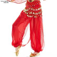 Детский костюм для танца живота, костюм для восточных танцев Болливуда, индийский, Египетский, карнавальный костюм для девочек, штаны, верхняя одежда