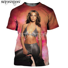 Britney spears nova moda legal 3d impresso t-shirts estilo casual tshirt streetwear topos dropshipping 2024 - compre barato