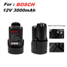 10.8V 12V 3.0Ah 3000mAh Li-ion Rechargeable Battery pack replace for BOSCH cordless Electric screwdriver BAT411 BAT412 BAT412A 2024 - buy cheap