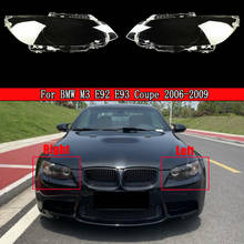 Headlight Lens For BMW M3 E92 E93 Coupe 2006 2007 2008 2009 Headlamp Cover Replacement Auto Shell Lampshade Glass Lampcover Caps 2024 - buy cheap