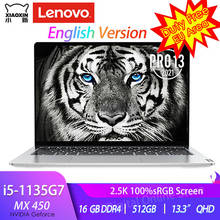 2021 Newest Lenovo Pro 13 laptop i5 1135G7 MX450 Small Computer 16GB RAM 512GB SSD 2.5K QHD 13.3 Inch Ultrabook Notebook 2024 - buy cheap