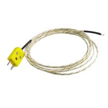 Cable de 2M tipo K, Sensor de sonda de medición de temperatura, termopar, color blanco 2023 - compra barato