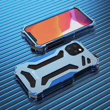 Capa bumper de alumínio de aeronave para iphone 11 11 pro iphone 11pro max, capa traseira anti-impacto e à prova de choque de estrutura de metal 2024 - compre barato