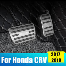 Aluminum Car Foot Pedal Fuel Accelerator Gas Pedal Brake Pedal Cover Pad For Honda CR-V CRV CR V 2017 2018 2019 2020 Accessories 2024 - buy cheap