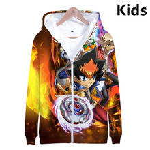 Kids Hoodie Beyblade Burst Evolution Fashion 3D Hoodie Sweatshirt Boys Girls Long Sleeve Cartoon Jacket Children zip up hoodie 2024 - buy cheap
