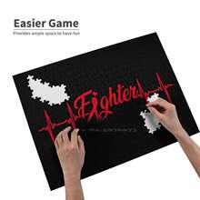 Hiv Aids Fighter Heart Beat 300 500 1000 Pcs Jigsaw Puzzle For Adult Kids Game Toy Gift Hiv Aids Red Ribbon Awareness Survivor 2024 - buy cheap