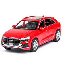 KIDAMI 1:24 Audi Q8 Alloy Toy Cars Diecast Metal SUV Car Model Pull Back Children Toys Off-road Vehicles Boy Kid's Toy Car Gift 2024 - buy cheap