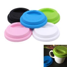 Silicone Insulation Leakproof Cup Lid Heat Resistant Anti-Dust Mug Cover Kitchen Tea Coffee Sealing Lid Caps Home Supplies 2024 - buy cheap