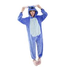 Kigurumi Blue Stitch  Onesies Pajamas For Adults Cute Animal Cosplay Pyjamas Unisex Cartoon Anime Cosplay Costume 2024 - buy cheap