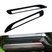 For Toyota RAV4 2019 2020 ABS Auto Rear Fog Light Lamp Cover Trim Decoration Black 2Pcs 2024 - buy cheap