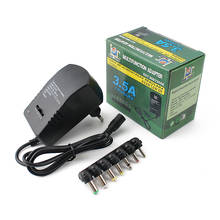 Adaptador de cargador ajustable AC 220V a 12V 3A 30W, fuente de alimentación Multi voltaje DC 9V 6V 7,5 V 5V 3V, Adaptador convertidor, enchufe 7 EU US 2024 - compra barato