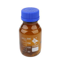 Botella de reactivo de vidrio de borosilicato, con tapa de tornillo azul, 250ml, 2 unidades 2024 - compra barato