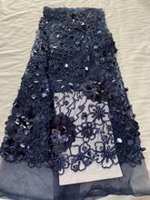 Nigerian Lace Fabric High Quality African Lace Fabric Hot Sale Women Wedding Lace Onions Colour French Lace Fabric 2024 - buy cheap