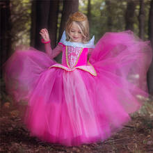 Vestido de princesa de belleza para niñas, disfraz de Halloween, vestidos para niñas, vestido de Cosplay de Navidad, ropa de Año Nuevo 2024 - compra barato
