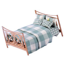 Mini European Style Bed Model Decor DIY Accessories for Architectural Model 2024 - buy cheap