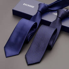 Nueva corbatas para negocios o boda para hombres de alta calidad 2019 corbatas delgadas de 6cm corbatas de diseñador de marca con caja de regalo 2024 - compra barato