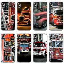 firetrucks Pictures Fire Truck Transparent Phone Case For Huawei P30 P20 pro P10 P9 P8 Lite Nova 3i G8 P Smart Plus 2018 2019 2024 - купить недорого