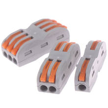 Miniconectores de cable rápido reutilizables, Conector de cableado compacto Universal, bloque de terminales enchufable, 2 y 3 vías, SPL-1 2024 - compra barato