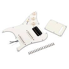 Набор предварительно загруженных накладок для гитары SSH, крышки для звукоснимателя с одной катушкой, детали для гитары 2024 - купить недорого