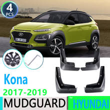 Guardabarros de coche para Hyundai Kona, accesorio para salpicaduras, 2017, 2018, 2019, 4 unidades 2024 - compra barato